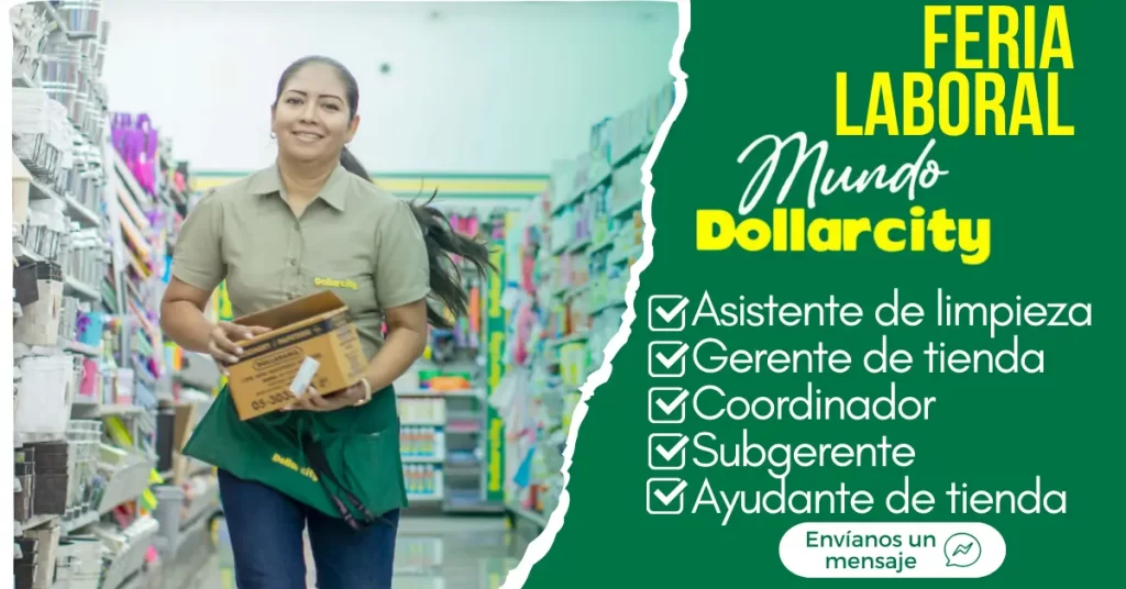 EMPLEOS EN DOLLARCITY✨
